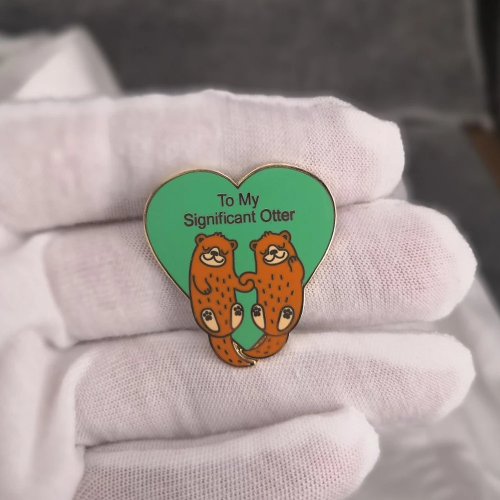 Брошь на День Святого Валентина в подарок мужу парню i love you|Броши| |