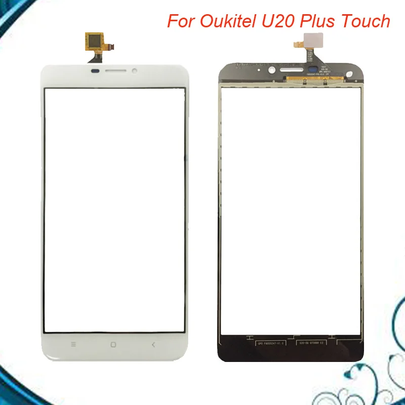 Дигитайзер сенсорного экрана 5 дюйма для Oukitel U20 Plus сенсорная панель переднее