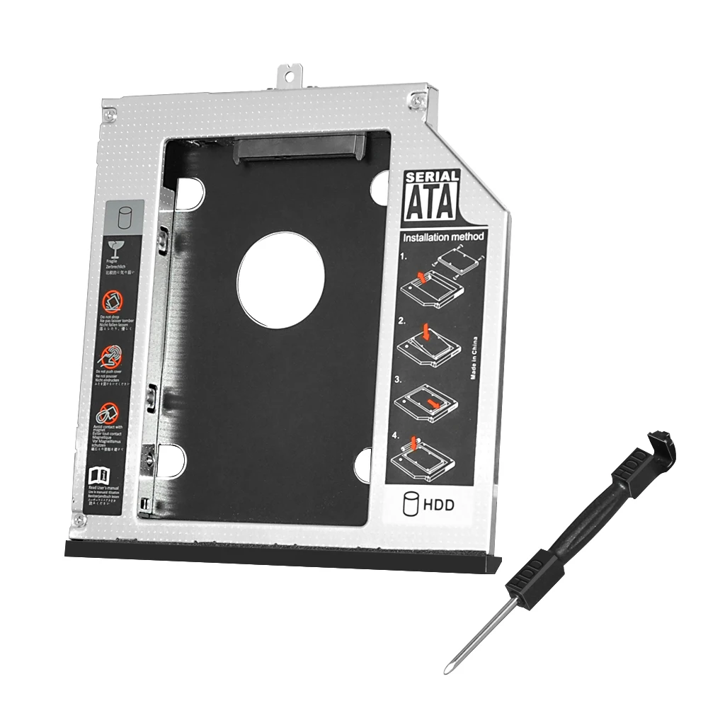 Sunдолина SATA 2nd Caddy 9 5 мм SSD жесткий диск HDD адаптер Bay внешний корпус для Lenovo Thinkpad