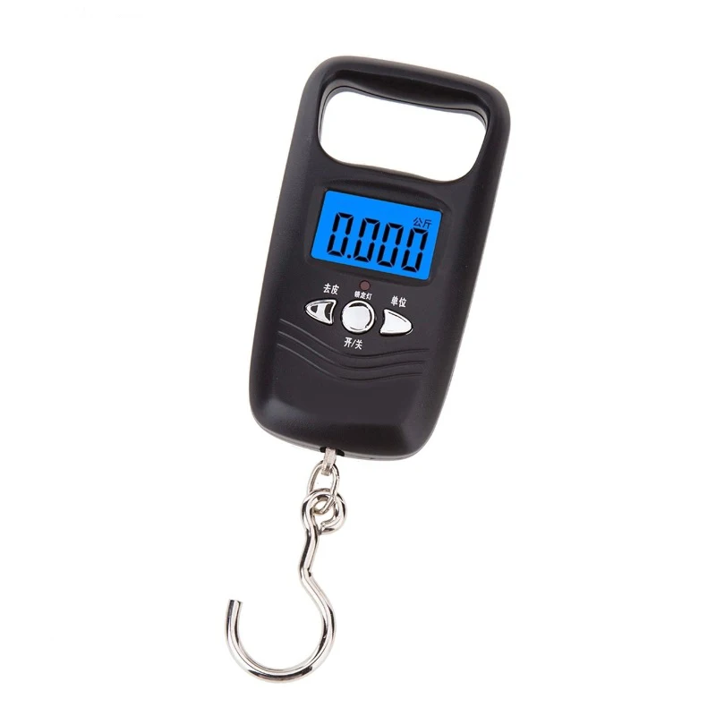 50 кг весы с крючком рыбы Вес Мини подвесные карманные Портативный ЖК дисплей