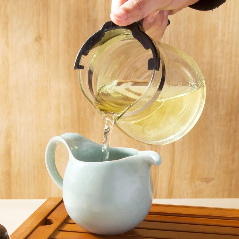 Высококачественный стеклянный чайник для чая чайный сервиз кофе Gongfu