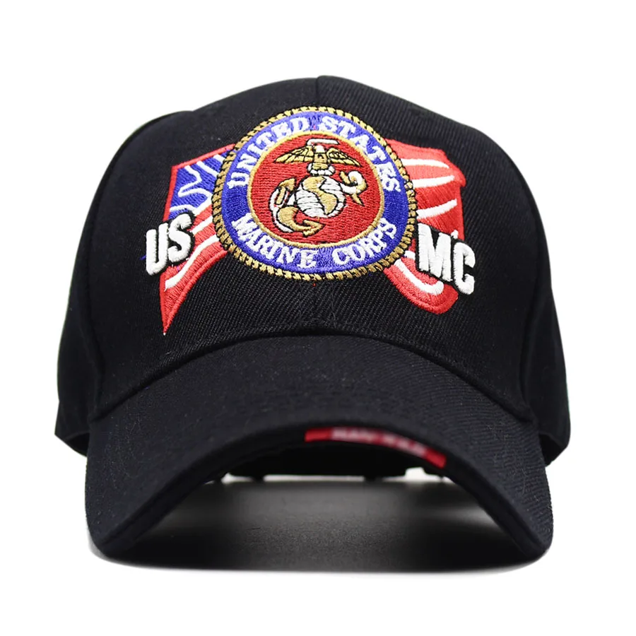 Мужская бейсболка LIBERWOOD с вышивкой в стиле американского Морского корпуса