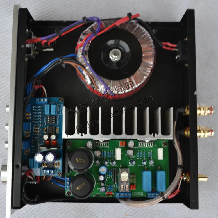220 В 80 Вт* 2 2,0 канальный L-802 DIY fever HIFI усилитель TDA7293 с усилитель тональности