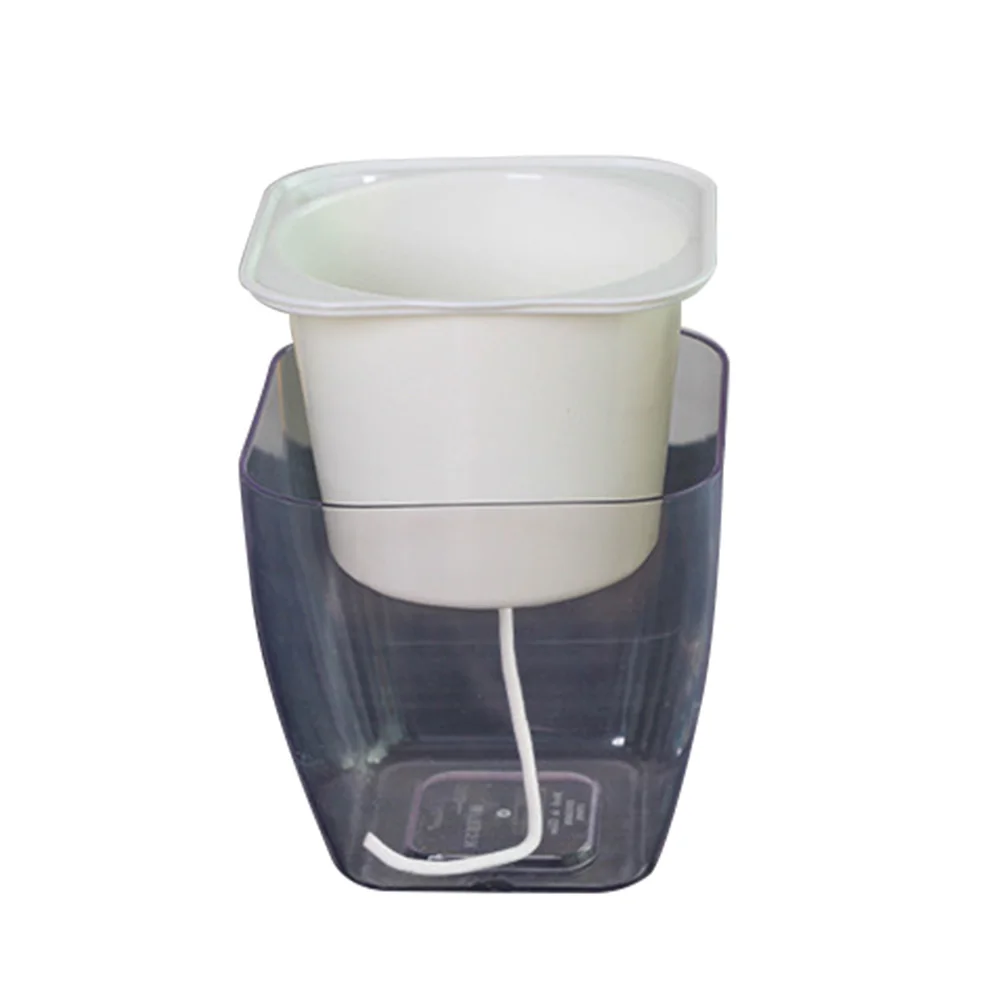 Двойной плантатор прозрачные комнатные садовые стильные самостоятельные