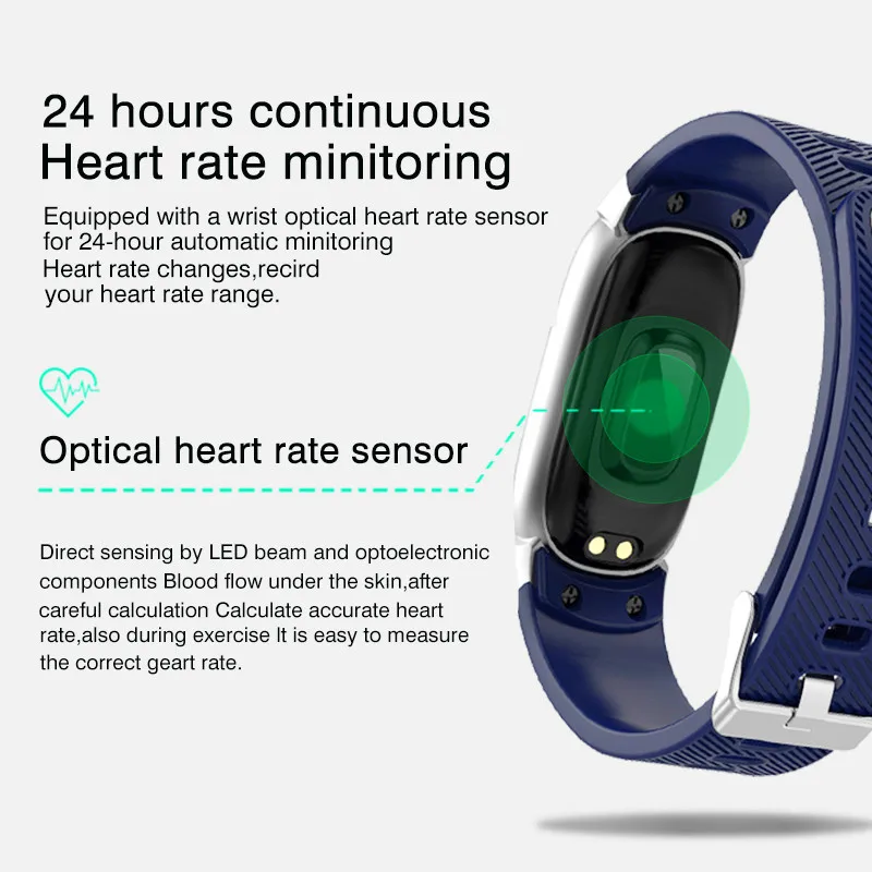 New Arrival Smart Watch Men Women Outdoor Sport Fitness Heart Rate Monitor Blood Pressure Oxygen Health pk mi band 3 | Электроника