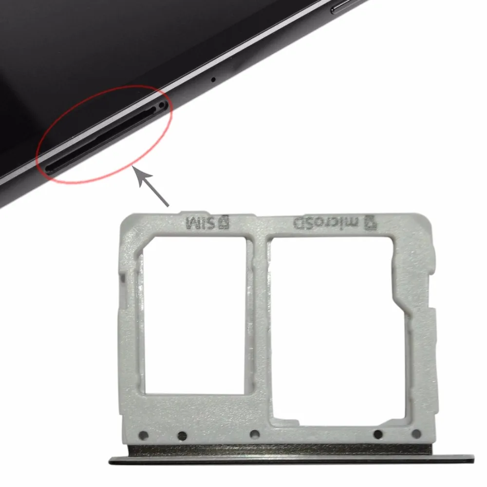 Лоток для sim карты + лоток карт памяти Micro SD Samsung Galaxy Tab S3 9 7/T825 (версия 3G)|Адаптеры SIM