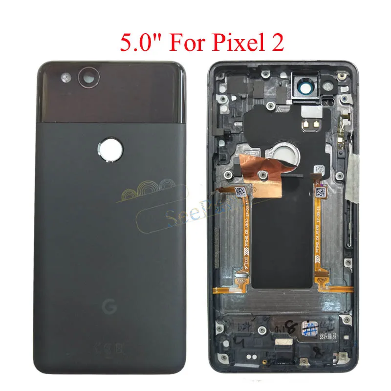 Для Google Pixel 2 XL задний корпус Замена Задняя крышка батареи дверь Корпус задняя для