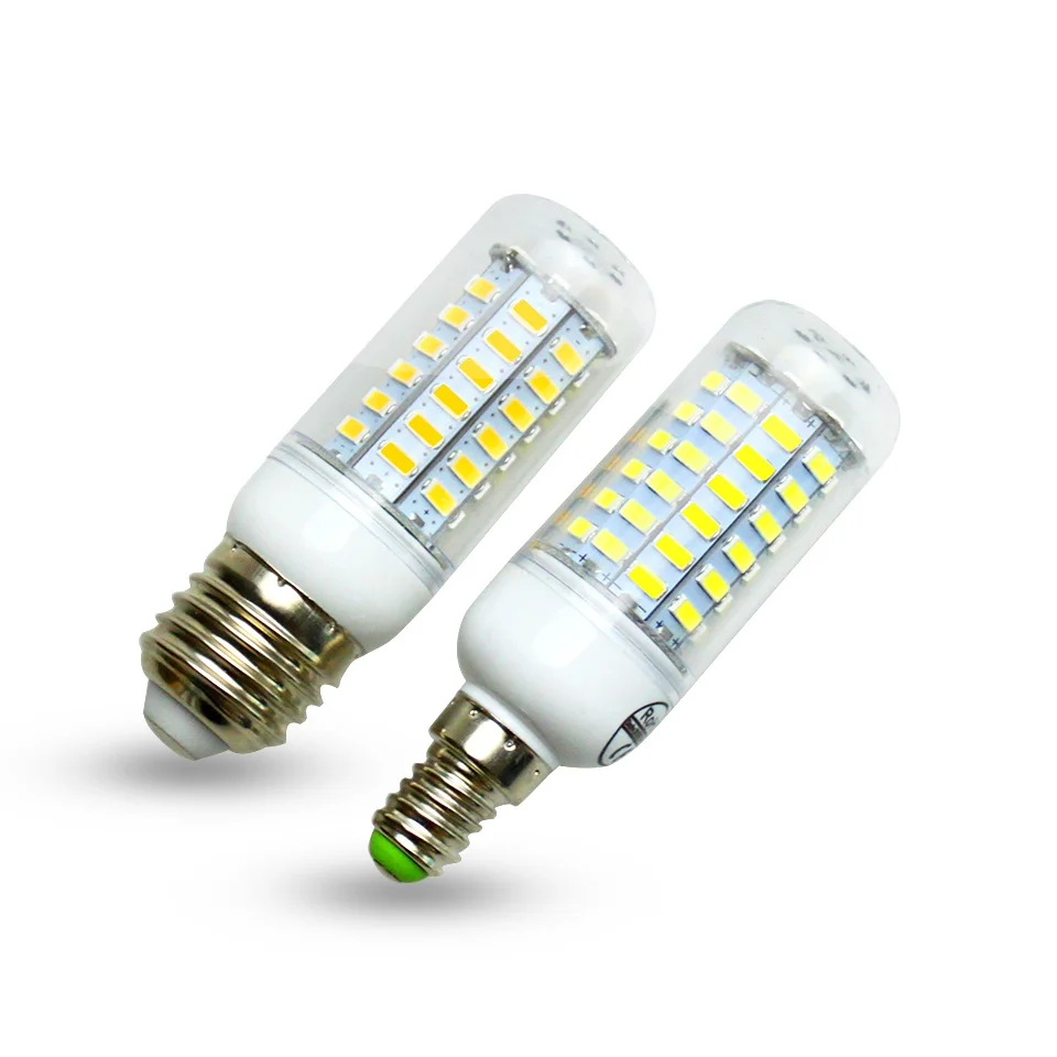 SMD 5730 E27 E14 светодиодные лампы 5730SMD фонари Кукуруза Светодиодные 24 36 48 56 69leds люстра