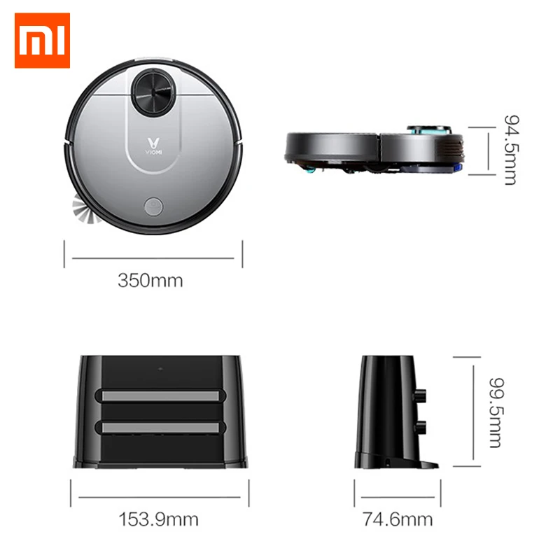 В наличии Xiaomi VIOMI Pro 2 v2 робот пылесос для дома приложение дистанционное