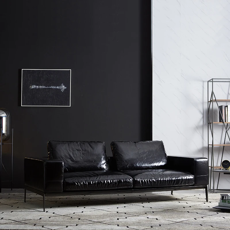 

modern couch living room furniture leather sofa set