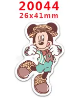 PR-20044 Наборы для творчества Герой мультфильма с плоской задней частью Плоские наклейки 30 штук. PR-20044-20347 - Цвет: PR-20044