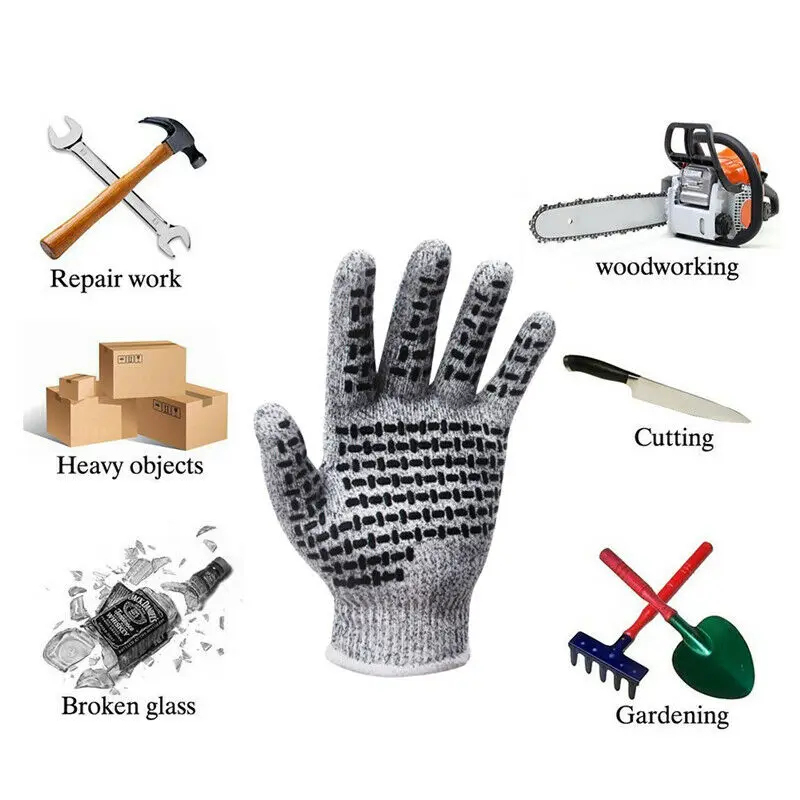 2 пар/лот устойчивые к порезам перчатки для нарезания мандолина устричная