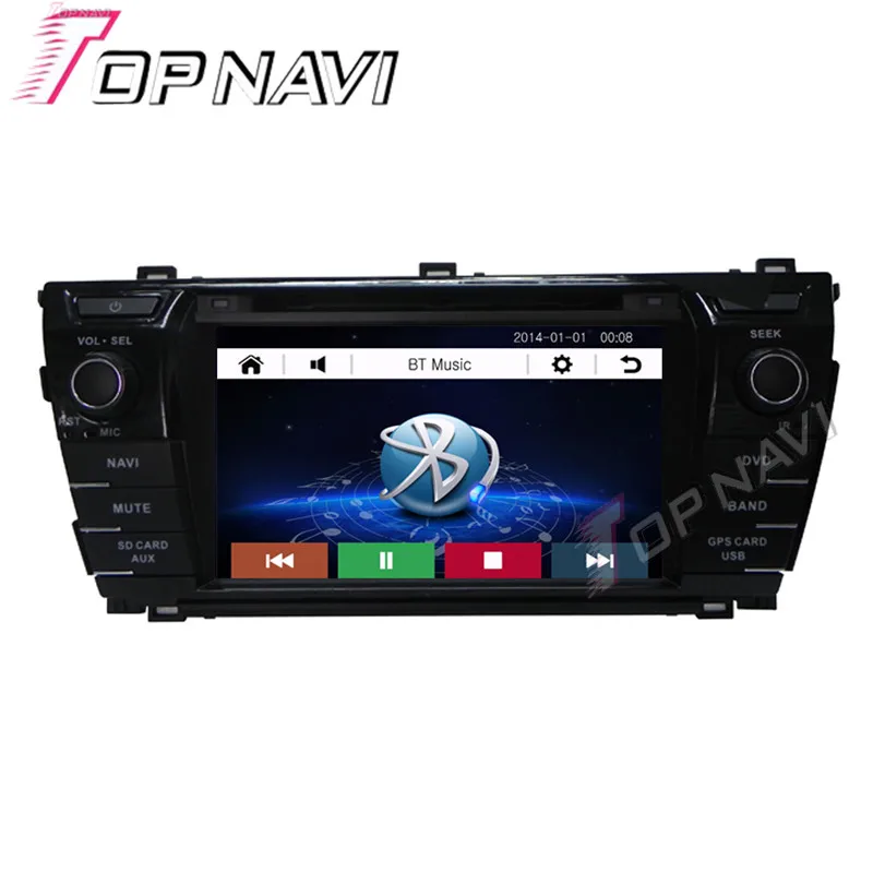 Topnavi 7-дюймовый автомобильный DVD GPS для Toyota Corolla 2014- (низкая версия) автомобильное