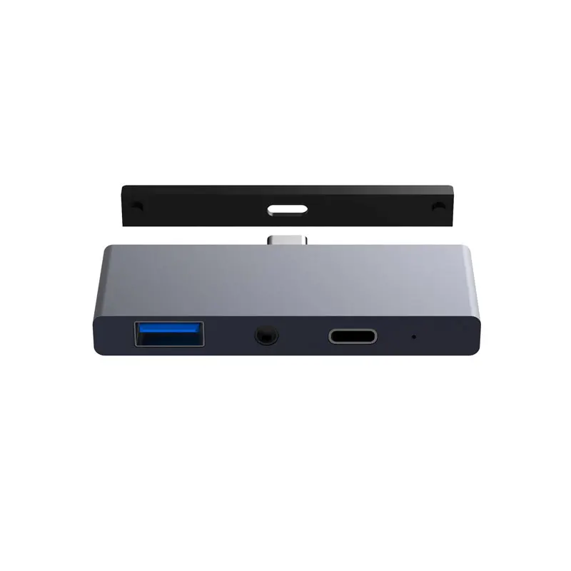 EASYA USB C концентратор док-станция Thunderbolt 3 адаптер с PD HDMI USB 3,0 Jack 3,5 мм наушники для iPad Pro Macbook Pro/Air type-C