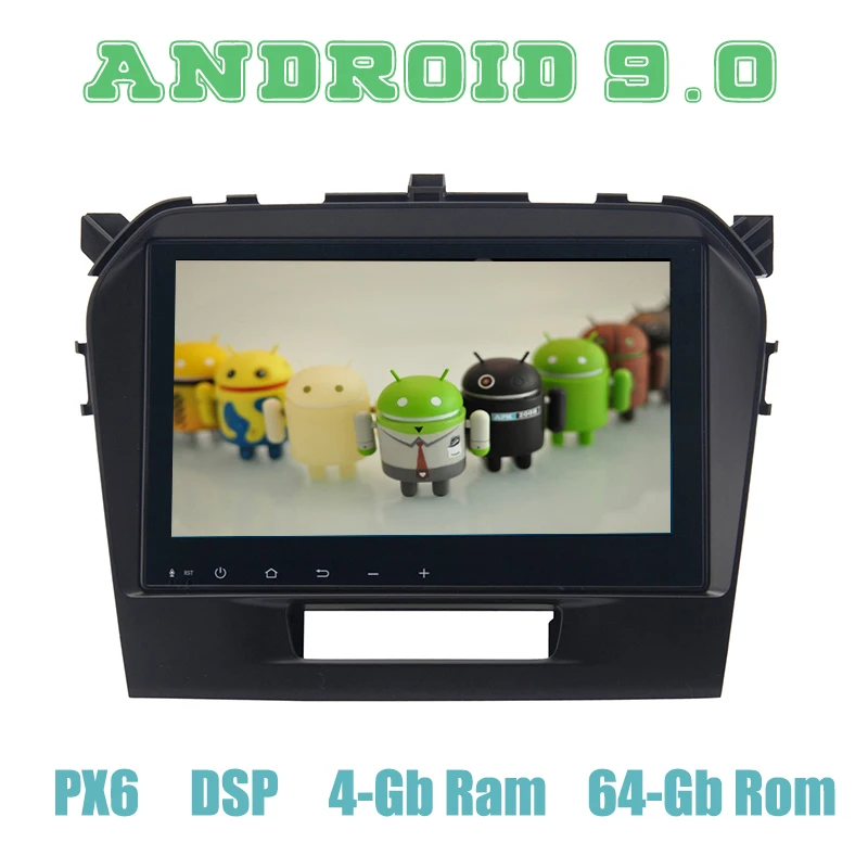 PX6 Android 9 0 Автомобильный GPS радио плеер для Suzuki Vitara 2016-2018 с 4 + 64 Гб Авто Стерео