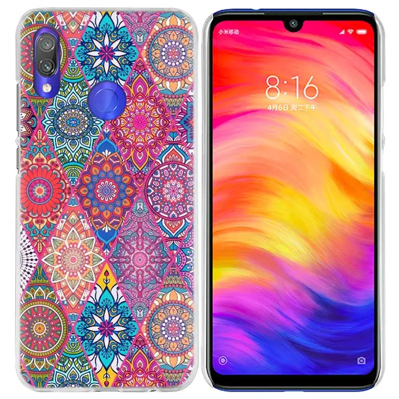 05 Жесткий чехол для телефона с мандалой цветком и решеткой для Xiao mi Red mi Go Note 7 6 6A Pro S2 5 5A 4X mi A1 A2 9 mi x 3 5G 8 lite Play F1 - Цвет: 05
