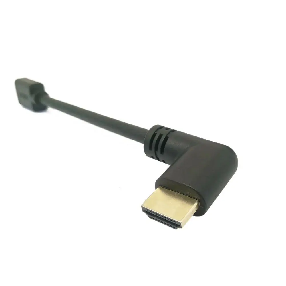 Right 4K* 2K 60HZ HDMI 2,0 A штекер HDMI v2.0 Вниз& вверх& влево& вправо под углом 90 градусов мужской HD удлинитель HDMI 2,0 v Угловой кабель - Цвет: Right