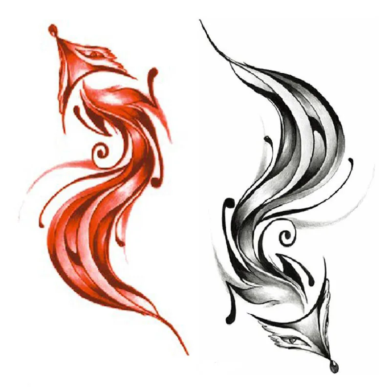 5 шт. водонепроницаемые наклейки татуировки на руку|fox tattoo|temporary tattootattoo sticker |