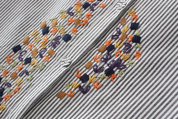 Женская рубашка с длинным рукавом и вышивкой|shirt shirt|shirt longshirt embroidered |