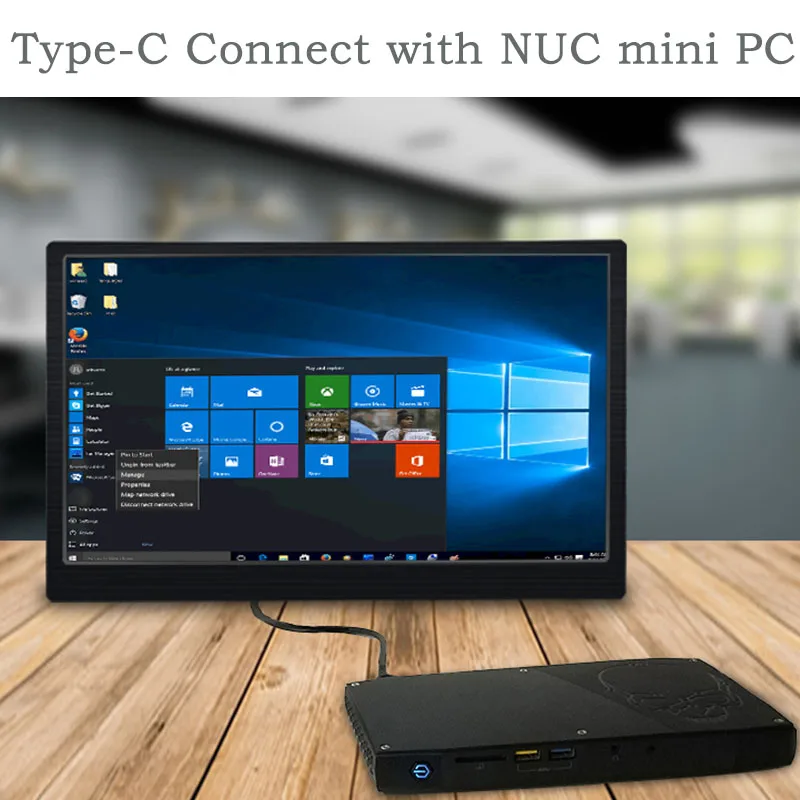 13 3 дюймов 2K Type C 5 в блок питания Портативный HDR игровой HDMI Совместимый Сенсорный