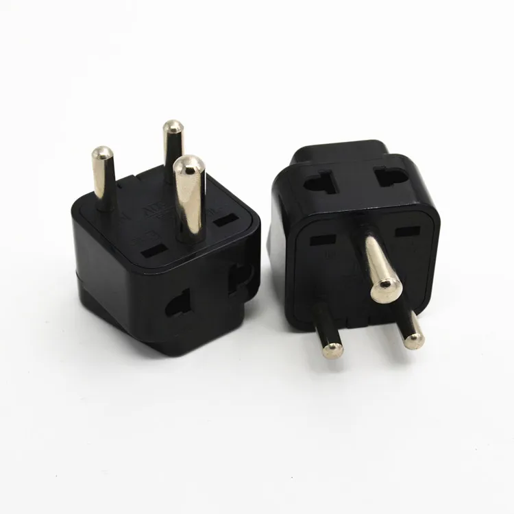 

Южная Африка к универсальному южноафриканского Индонезии 2-контактный адаптер переменного тока с преобразователем питания вращающийся шн...