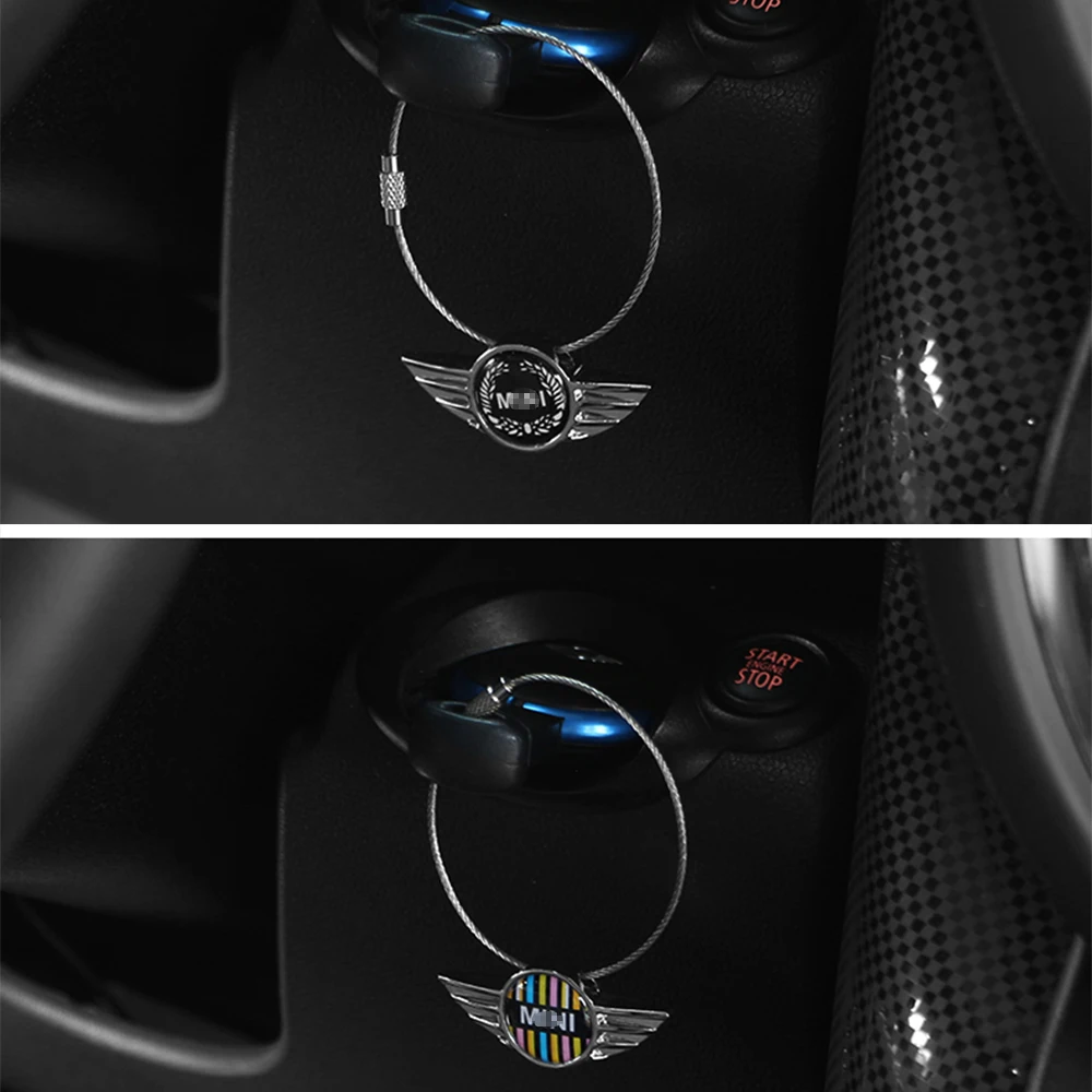 3D металлический автомобильный брелок для ключей Mini Cooper S one JCW Clubman Countryman Paceman R56 R55