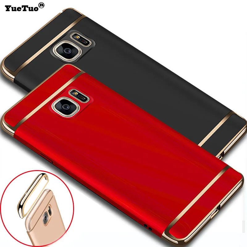 YueTuo Роскошный чехол 3 в 1 для Samsung Galaxy Note5 Note 5 N9200 Чехлы оригинальный золотой тонкий
