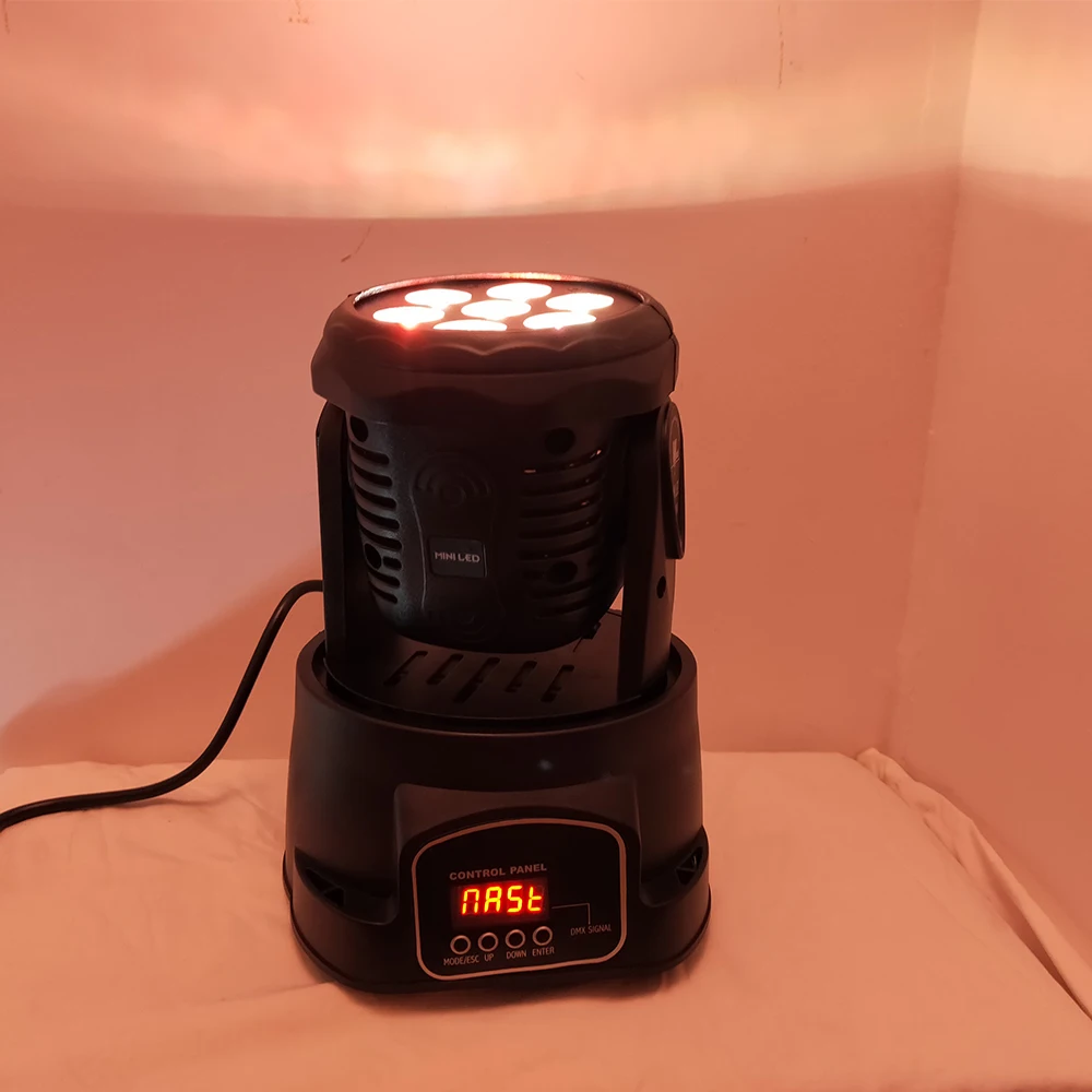 4 шт./лот с f светильник чехол led Мини движущаяся голова моющийся светильник мини светодиодный rgbw движущаяся голова светильник 7x12 Вт 4в1 отлично подходит для мобильного appl