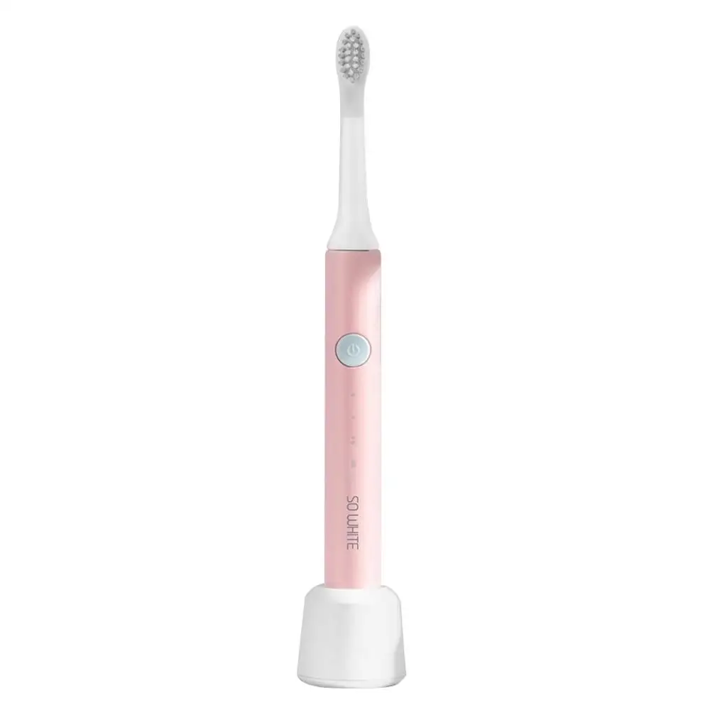 pink Mijia SO WHITE EX3 звуковая электрическая зубная щетка DuPont ультра звуковая отбеливающая водостойкая щетка для чистки зубов 31000 раз/м - Цвет: pink