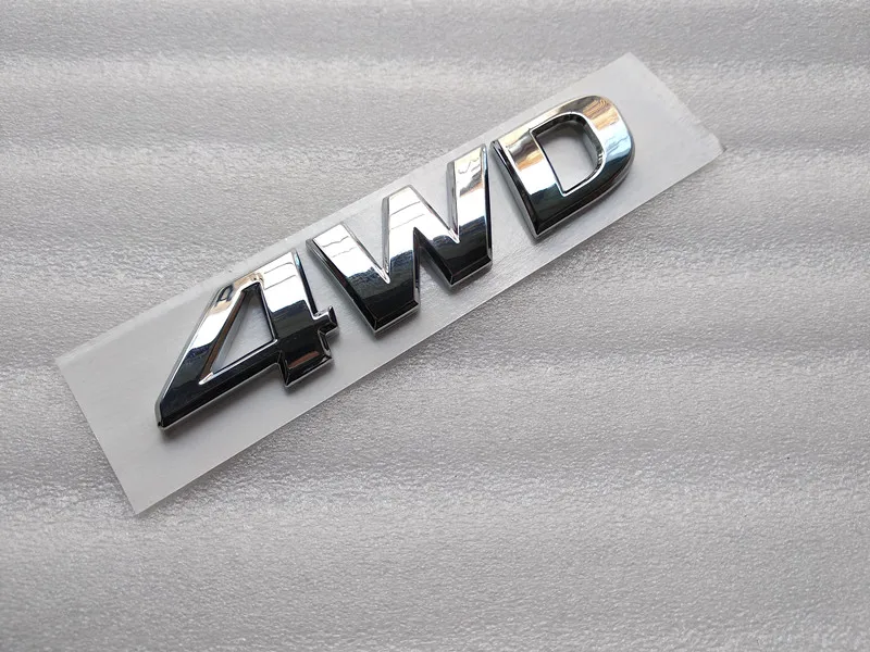 4WD Автомобиль Стайлинг Хром ABS наклейка на заднюю часть декоративные эмблемы для Tucson CRETA KONA Santa fe Sonata, elantra Sportage IX35 IX25