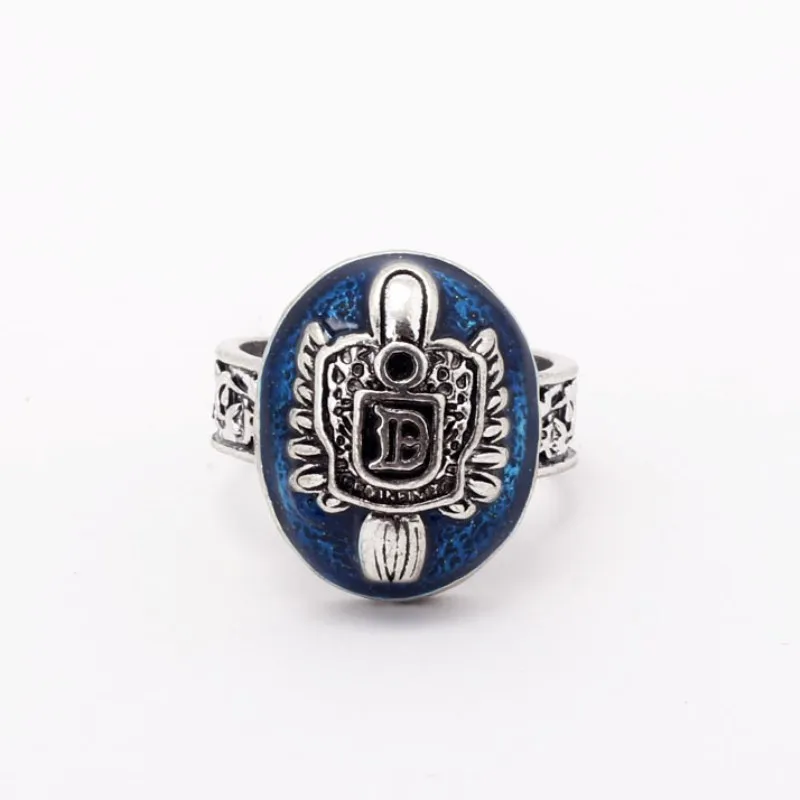 Винтажные кольца Stefan 's Finger семейное Крест Кольцо Лазурит эллипс Костюмные для