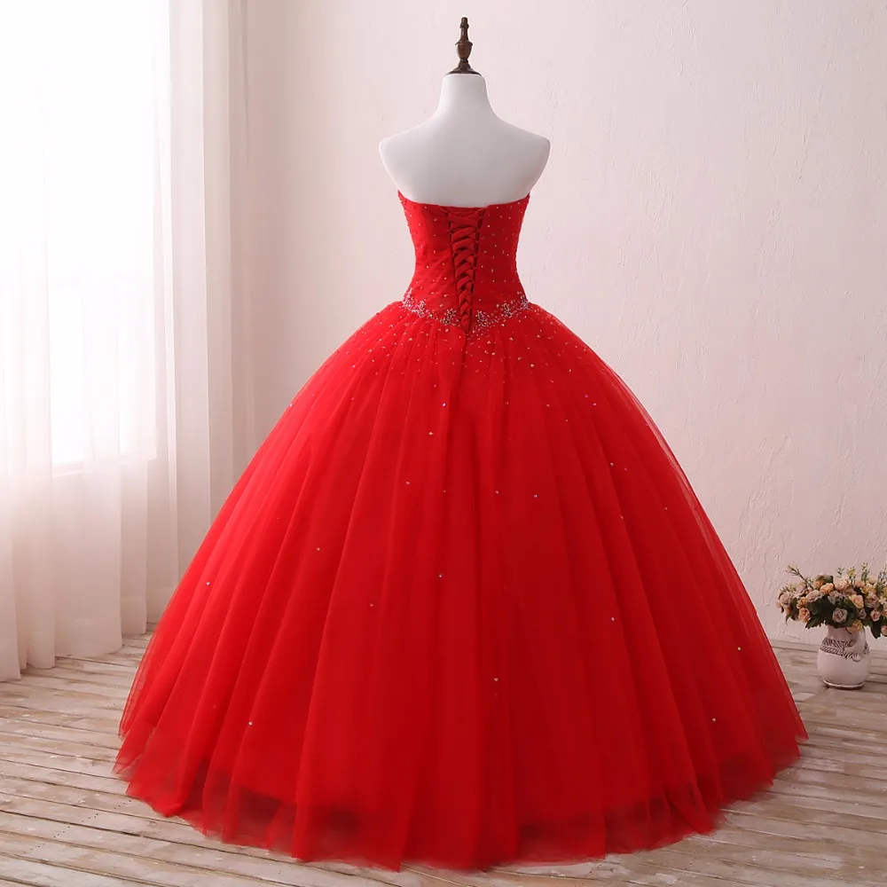 Великолепные Quinceanera платье с бисер Раффлед Тюль вечерние 15 лет открытыми плечами