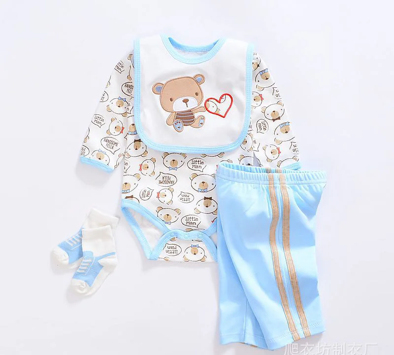 

Mint blue 50-57cm DollMai Reborn silicone babies doll 4pcs/set baby romper with sock reborn clothes accessories kids gift