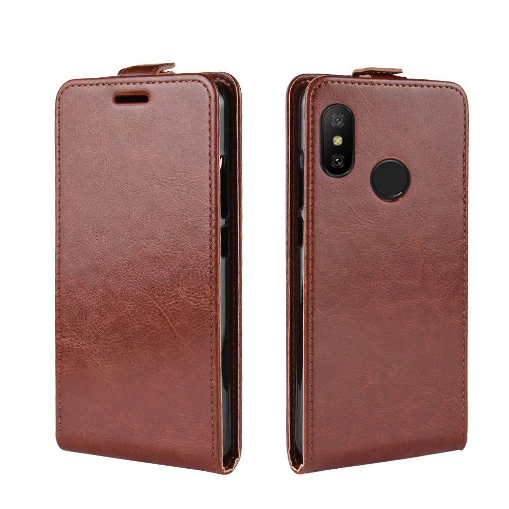 Вертикальный кожаный чехол с откидной крышкой для Xiaomi Redmi Go Note 7 Pro 5A 6A Mi 9 A2 Lite mi 8 A1
