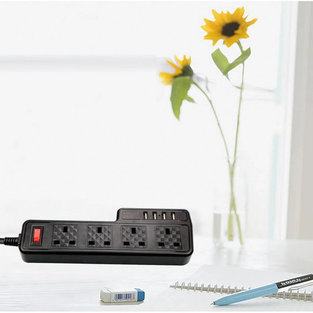 Сетевой фильтр Mutil с защитой от перенапряжения 4 способа вилка Великобритании