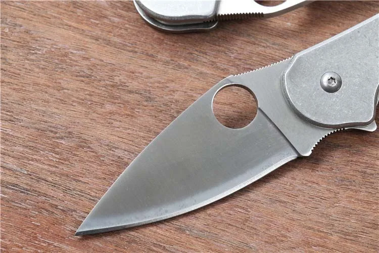 Мини Складные карманные ножи сабля Пеший Туризм Ножи подарок 440 58HRC каменное