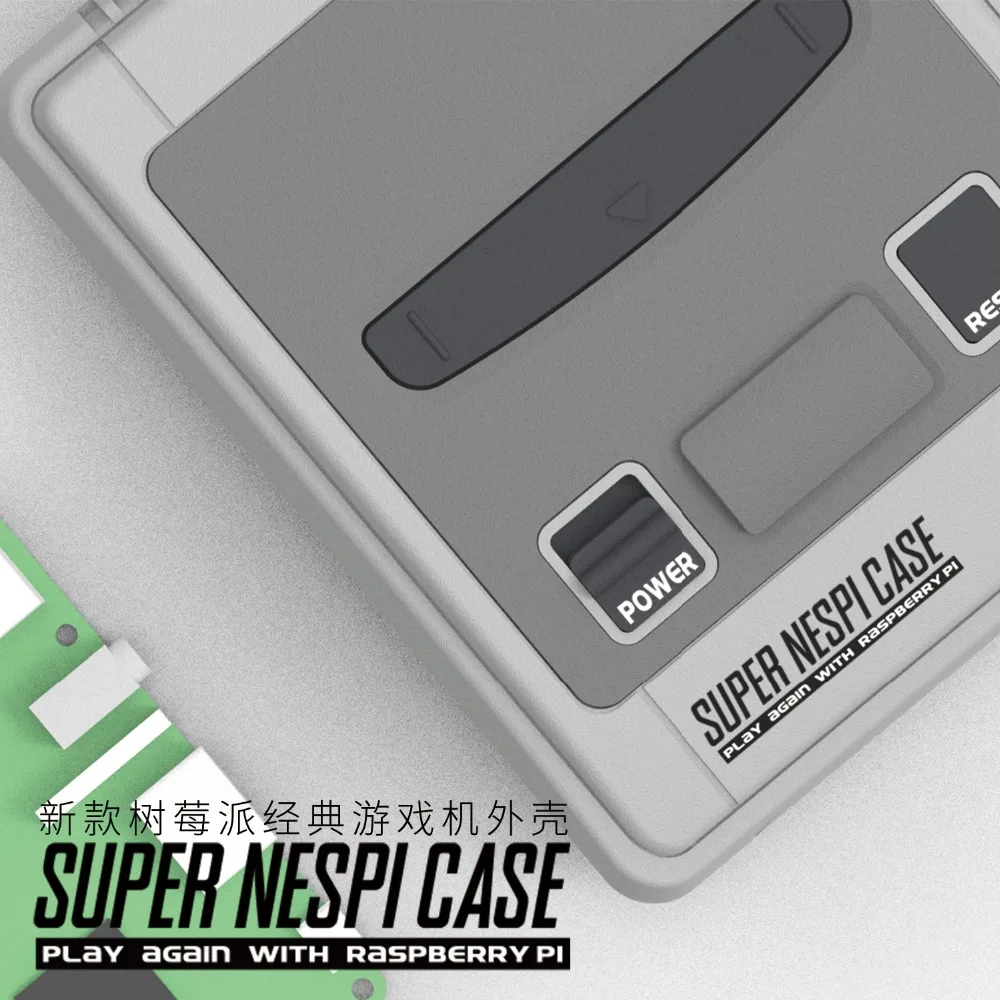 SUPERPI SNESPI Retroflag супер NESPI чехол выключение функциональная кнопка питания комплект