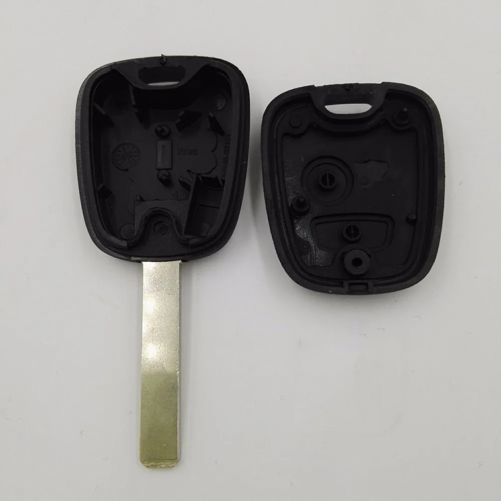 Запасной ключ с 2 кнопками без паза для Citroen C1 C2 C3 Pluriel C4 C5 C8 Xsara Picasso пульт