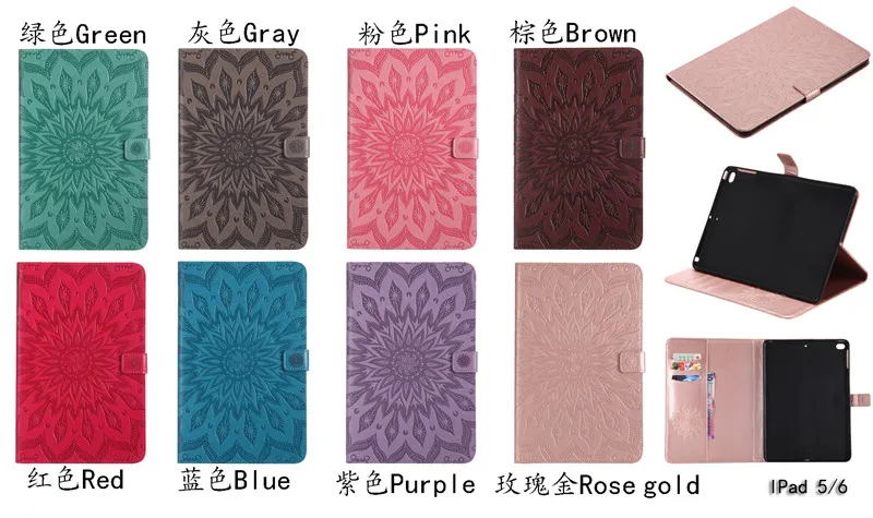 Wekays для Apple IPad Air IPad 5 Защита от солнца цветок Смарт Кожаный флип Fundas чехол для Coque IPad Air IPad 5 IPad5 9,7 чехол для планшета
