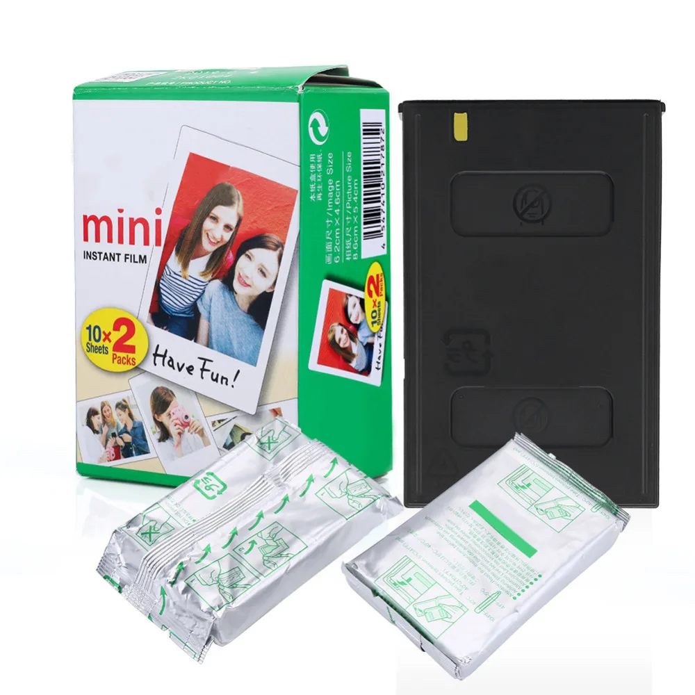 Фотобумага Fujifilm Instax Mini White Edge 10 40 листов фотобумага для Fuji mini 8/7s/25/50/90 фотоальбом 3