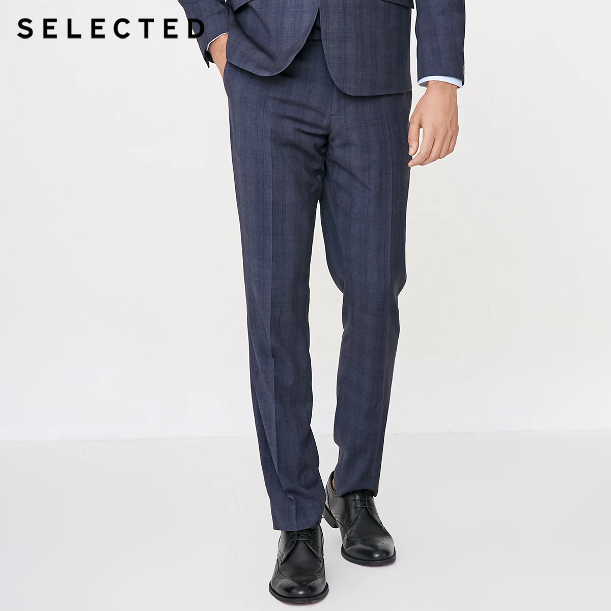 SELECTED men cultivate morality of business suit pants T | 41836A502|Костюмные брюки|