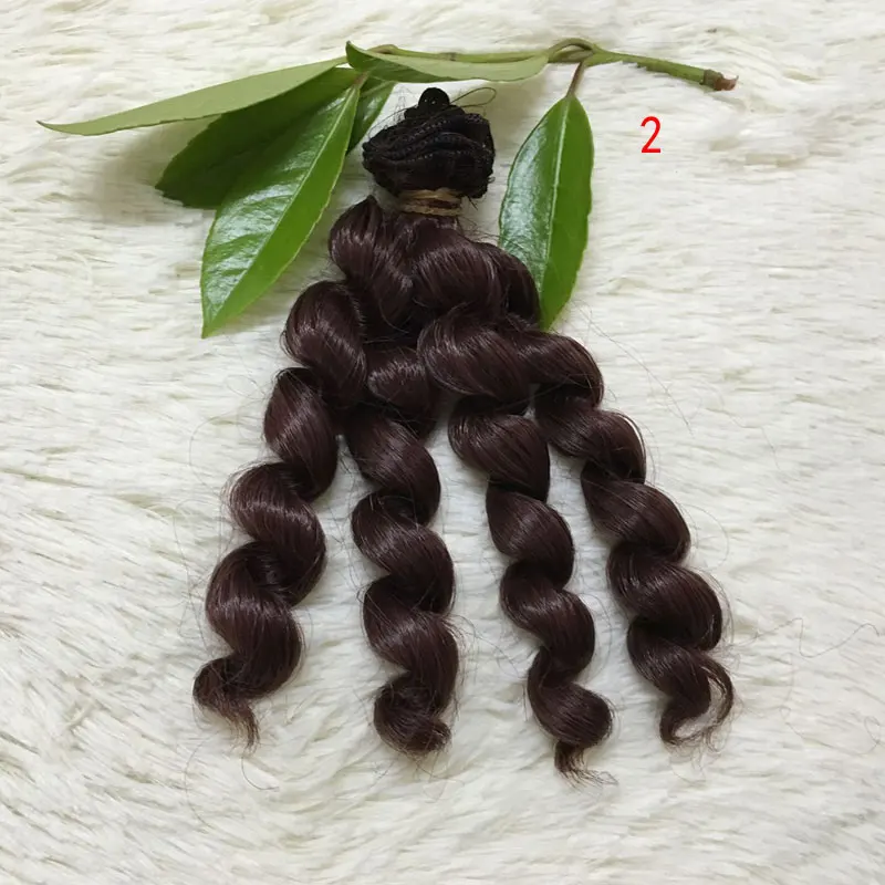 Модные 1 шт. 15*100 см аксессуары для куклы римские вьющиеся волосы наращивания