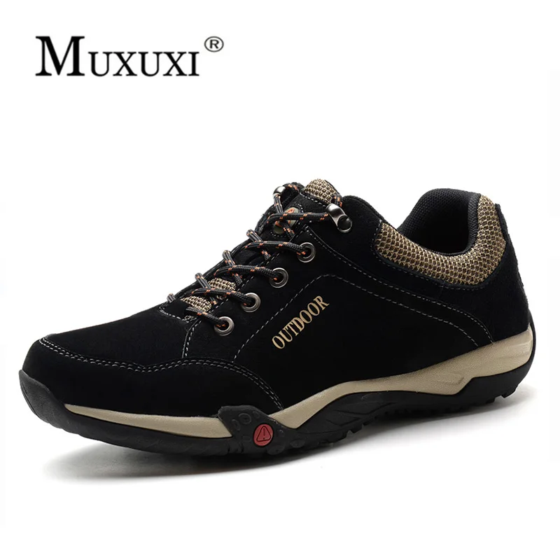 Mens outdoor working shoes genuine leather casual footwear Outdoor puncture proof Breathable Classic Sneaker | Обувь