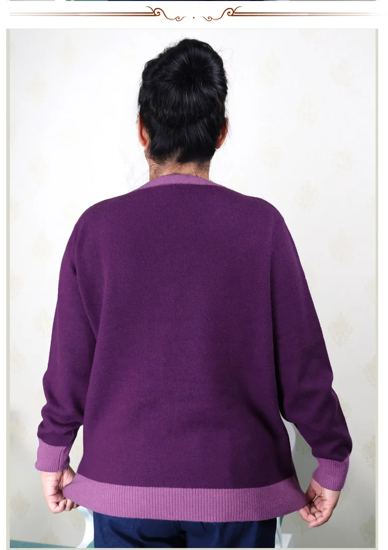 WANWAN размера плюс женская одежда 5XL 6XL7XL 8XL 9XL большой размер одежда среднего возраста мать кашемировый свитер вязаная рубашка рукав