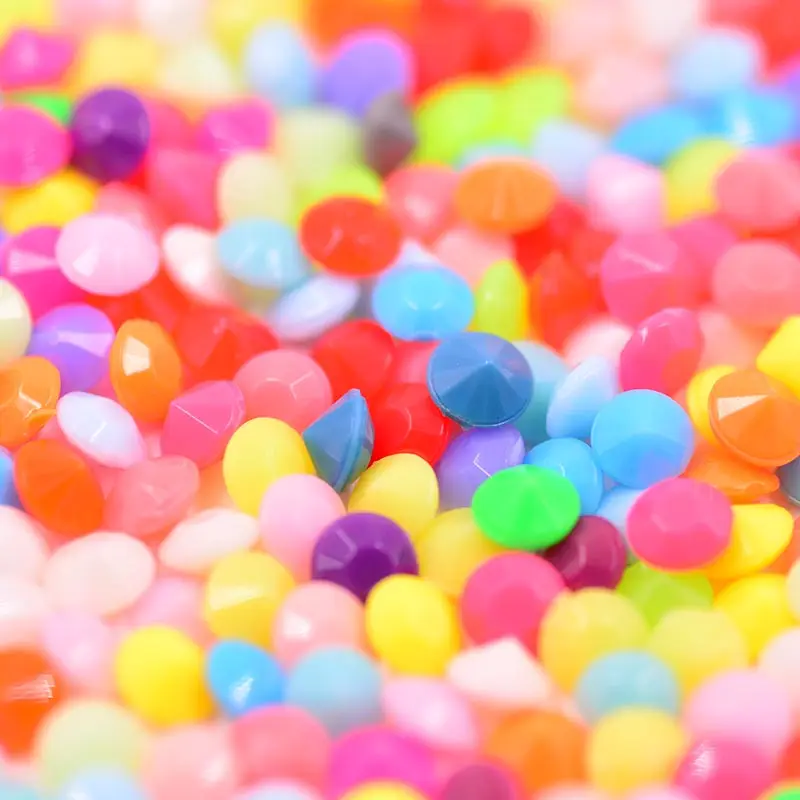 Круглые акриловые Стразы 3 мм желеобразного цвета стразы для украшения ювелирных