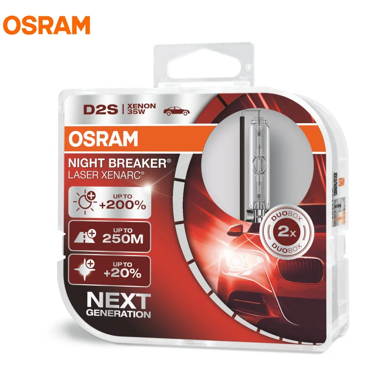 OSRAM D2S 35 Вт 66240XNL ксеноновый Ночной выключатель лазерный автомобильный HID