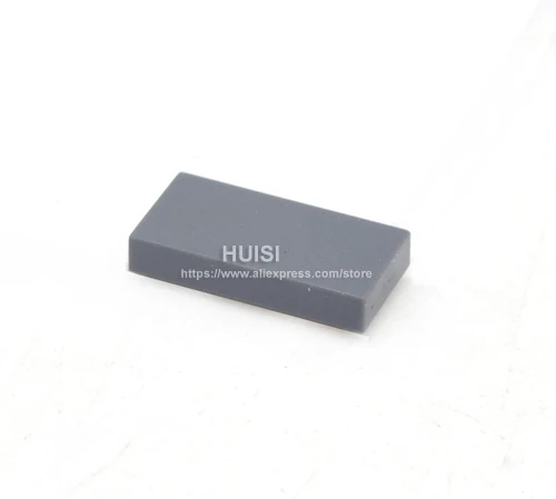 50pcs dark gray Классические игрушки ABS пластиковые блоки строительные игрушки кирпичные детали Совместимость с лего плитка 1x2 плоские DIY игрушки для детей 6 лет 50 шт./лот - Цвет: 50pcs dark gray