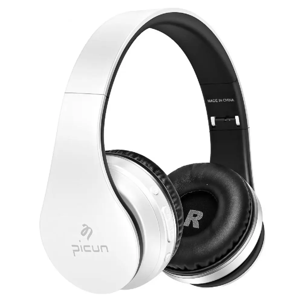 P16 беспроводные наушники Bluetooth наушники стерео бас гарнитура наушники спортивные наушники с микрофоном MP3 плеер - Цвет: White