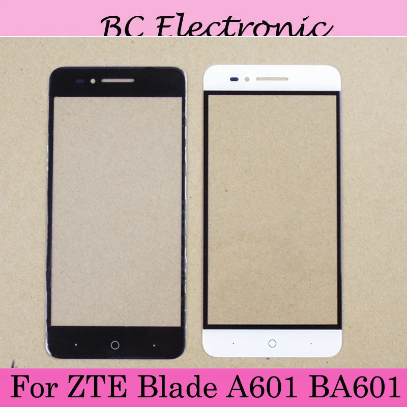 

5.0 Inch Black Outer Glass Screen Touch Screen without Flex Cable For ZTE Blade A601 BA601 A 601 BA 601