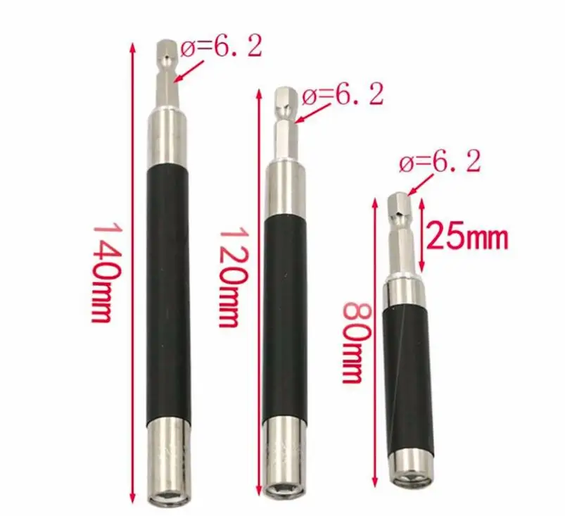 80 140 мм Телескопический винтовой соединительный стержень гнездо сверло